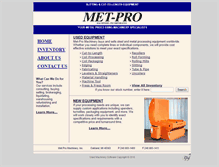 Tablet Screenshot of metprosales.com